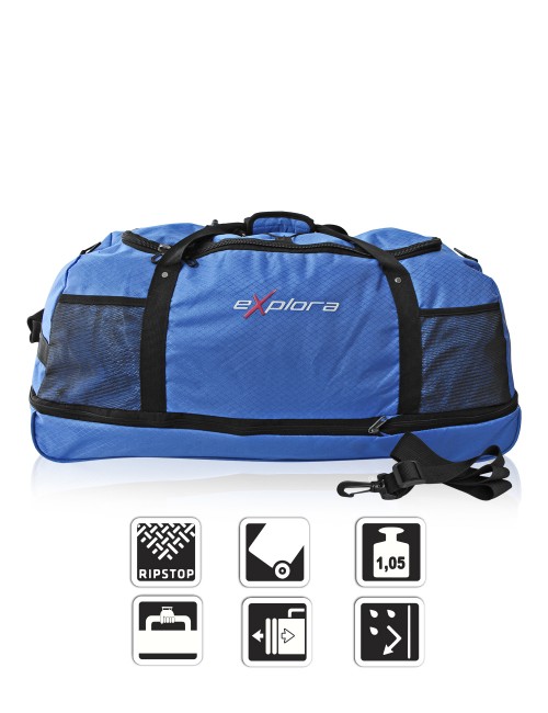 Maleta Enrollable Grande 80Cm - (TD) Azul Claro