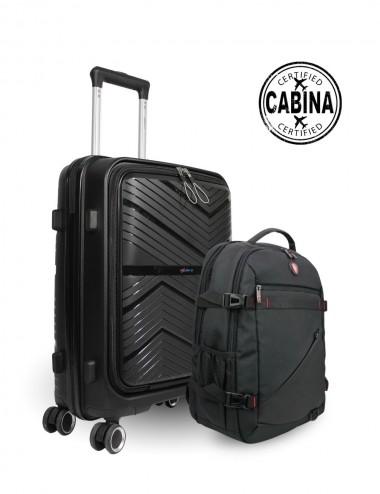 Combo Maleta rigida de Cabina y Morral Multifuncional