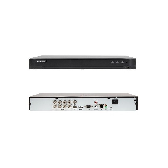 DVR 8CH TURBO 1080P/3MP 2BAHIA/10TB SATA H.265+ 30FPS HDMI 4K/VGA METAL HIKVISION