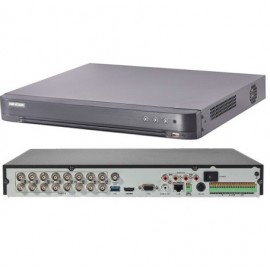 DVR 16CH TURBO 1080P/3MP 2BAHIA/10TB H.265+ 30FPS HDMI 4K/VGA METAL HIKVISION