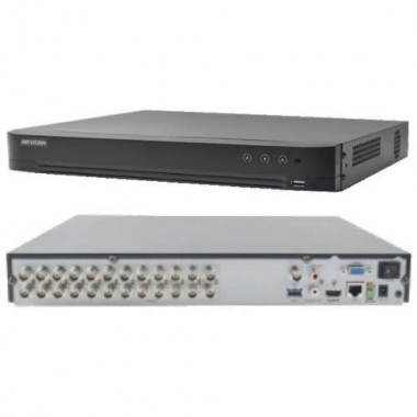 DVR 24CH TURBO 1080P 2BAHIA/8TBH265+ HDMI 4K METAL HIKVISION
