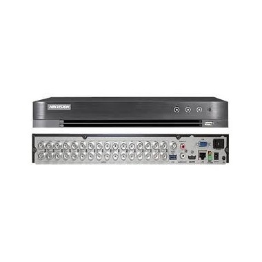 DVR 32CH TURBO 1080P 2BAHIA/10TB SATA H265+ 30FPS HDMI 4K/VGA METAL HIKVISION