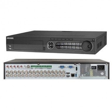 DVR 32CH TURBO 1080P/4MP 4BAHIA/8TB H.265+ 30FPS HDMI 4K/VGA METAL HIKVISION