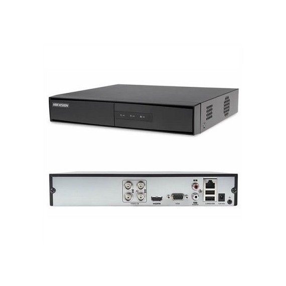 DVR 4CH TURBO 1080P/4MP 1BAHIA/10TB H.265+  ANALITICAS 30FPS HDMI/VGA METAL  2nd Gen AcuSense HIKVISION