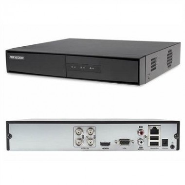DVR 4CH TURBO 1080P/4MP 1BAHIA/10TB H.265+  ANALITICAS 30FPS HDMI/VGA METAL  2nd Gen AcuSense HIKVISION