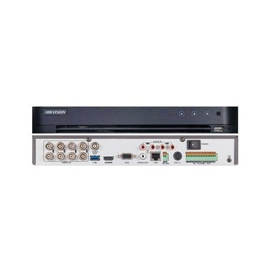 DVR 8CH TURBO 8MP 1BAHIA/10TB H.265+ ANALITICAS HDMI 4K METAL HIKVISION