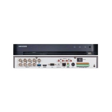 DVR 8CH TURBO 8MP 2BAHIA/10TB H.265+ ANALITICAS HDMI 4K METAL HIKVISION