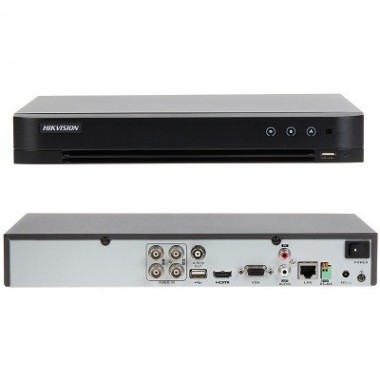DVR 4CH TURBO 8MP 1BAHIA/10TB H.265+  ANALITICAS 30FPS HDMI/VGA METAL  2nd Gen AcuSense HIKVISION