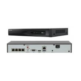 NVR 4CH POE IP 8MP 1BAHIA/8TB 40MPSH265+ 30FPS HDMI 4K METAL HIKVISION
