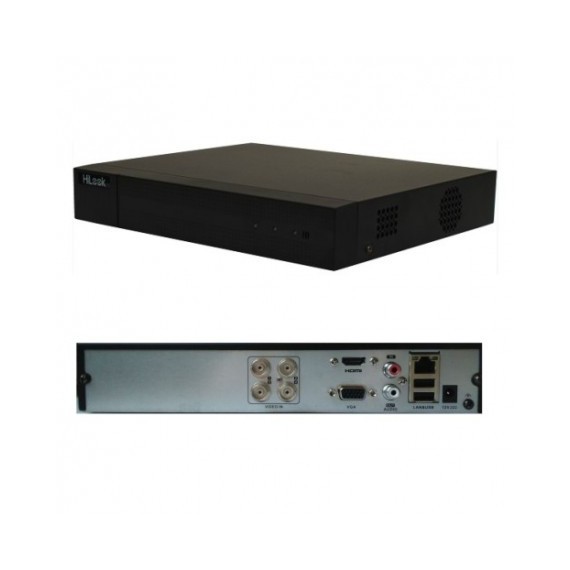 DVR 4CH TURBO HASTA 3MP  1BAHIA/10TB CADA BAHIA H.265+ 2CH IP 30FPS HDMI/VGA HILOOK