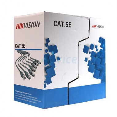 CABLE UTP CAT 5E GRIS USO CCTVCM 25awg 0.45mm UL HIKVISION X 305 MTS 100% COBRE
