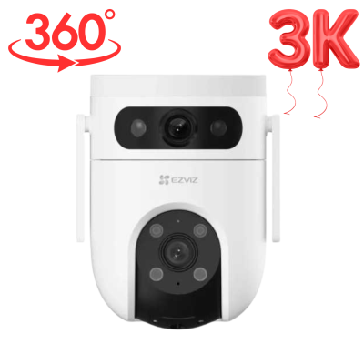 Cámara Wifi inteligente Ezviz H9C Dual PT Wifi 3K